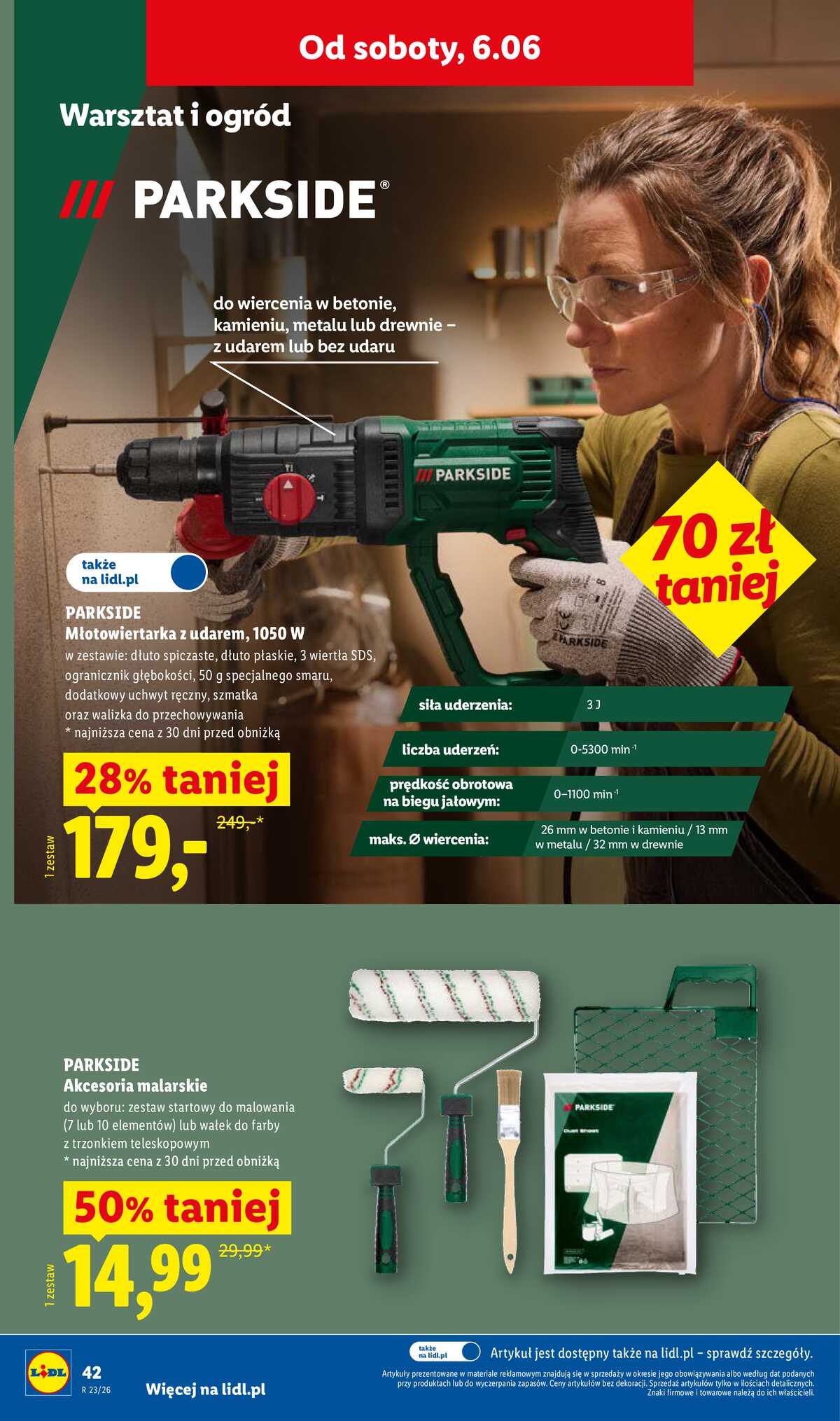 Leták Lidl Polsko 1.6.-6.6.2026 - Katalog platný od 1.06 strana 46