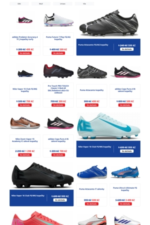 Intersport Kopačky a míče - 26. 5. 2026