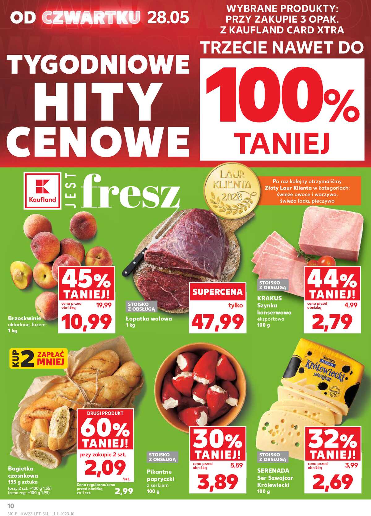 Leták Kaufland Polsko 28.5.-2.6.2026 - Noviny týdne strana 10