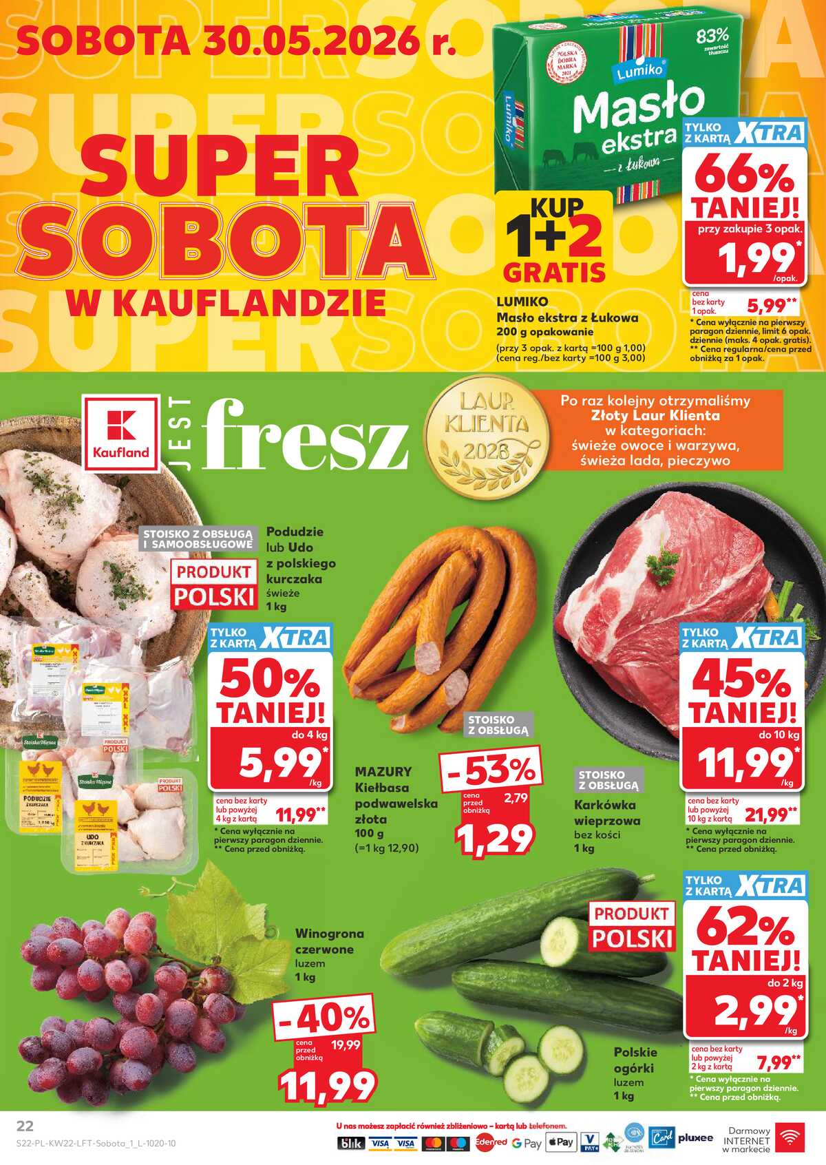 Leták Kaufland Polsko 28.5.-2.6.2026 - Noviny týdne strana 22