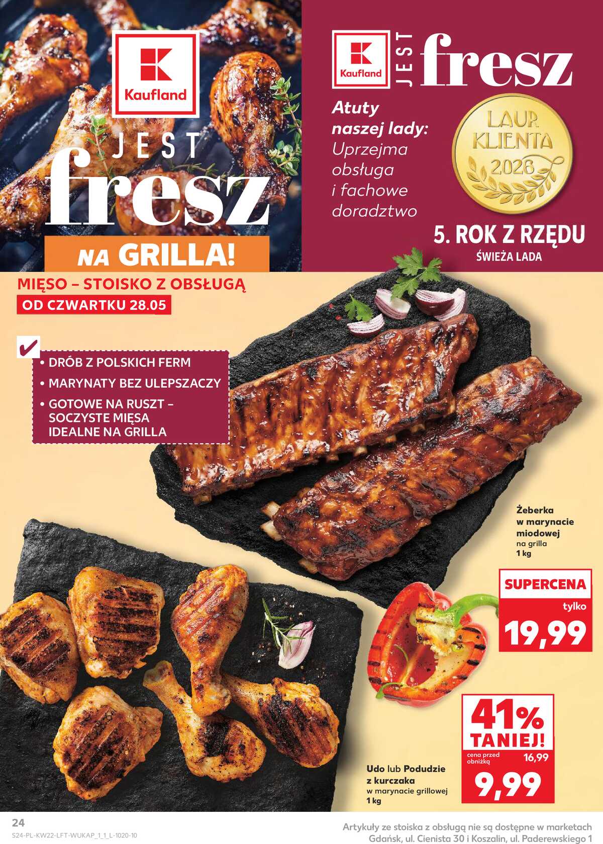 Leták Kaufland Polsko 28.5.-2.6.2026 - Noviny týdne strana 24