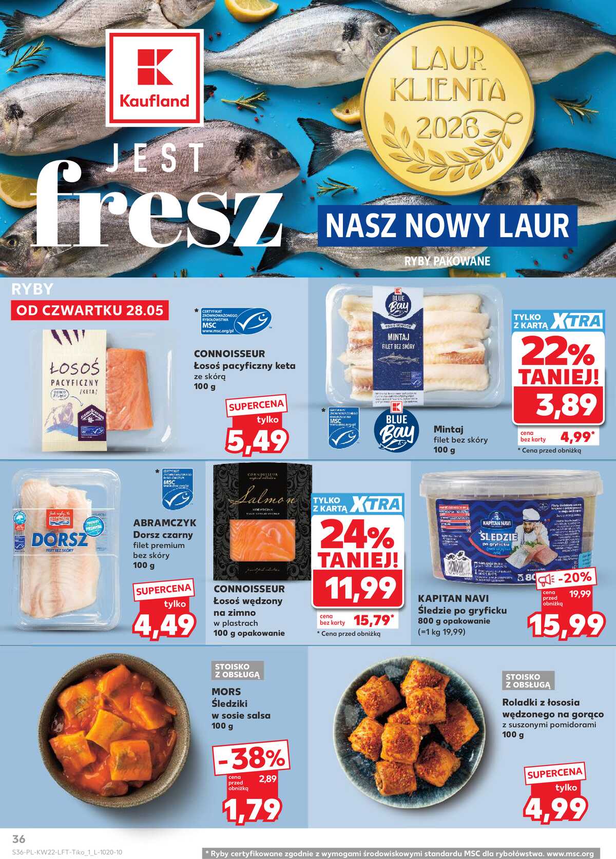 Leták Kaufland Polsko 28.5.-2.6.2026 - Noviny týdne strana 36