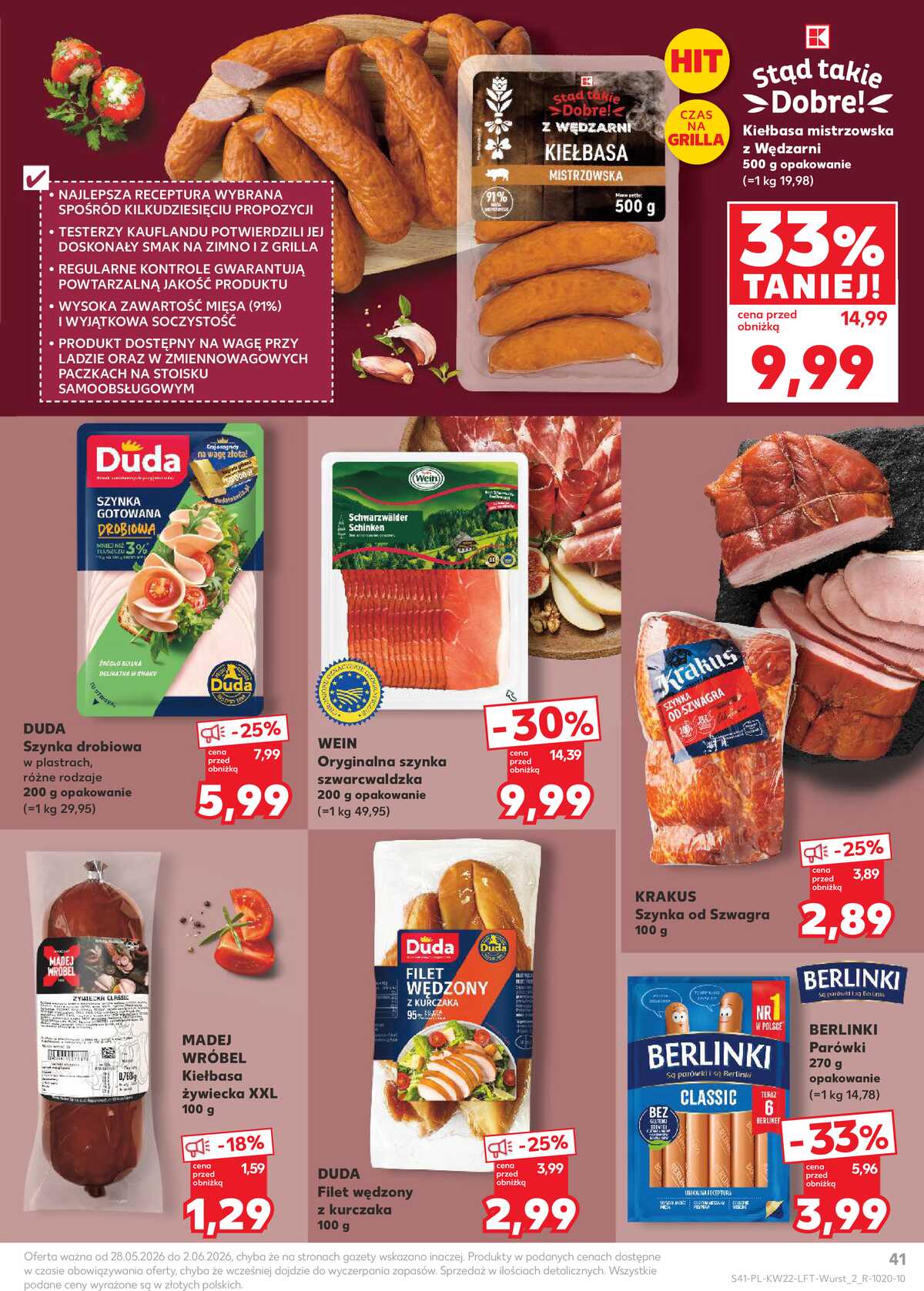 Leták Kaufland Polsko 28.5.-2.6.2026 - Noviny týdne strana 41