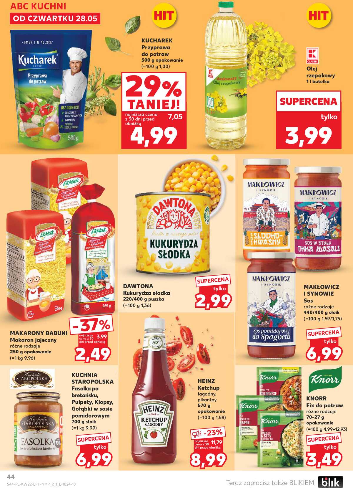 Leták Kaufland Polsko 28.5.-2.6.2026 - Noviny týdne strana 44