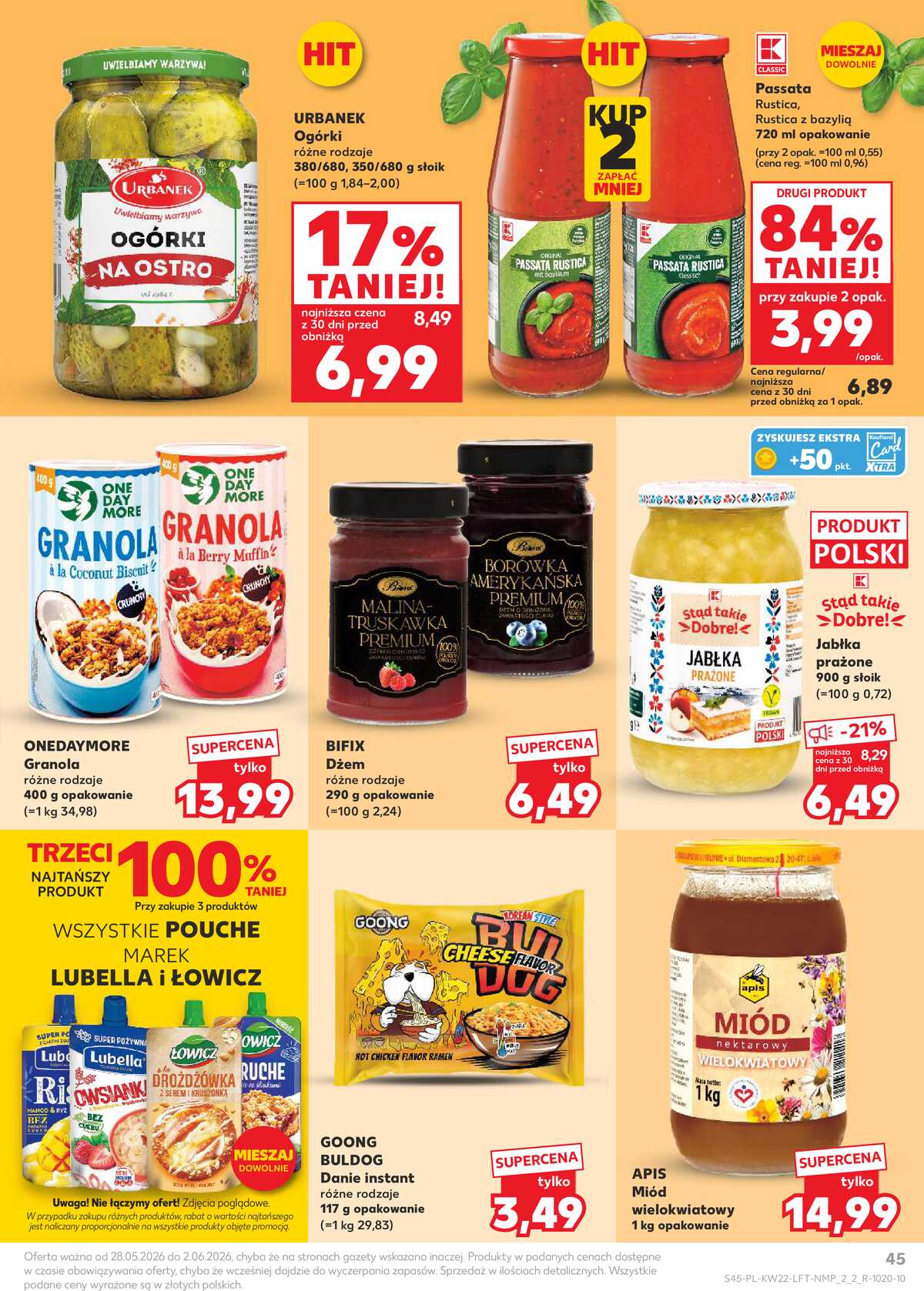 Leták Kaufland Polsko 28.5.-2.6.2026 - Noviny týdne strana 45