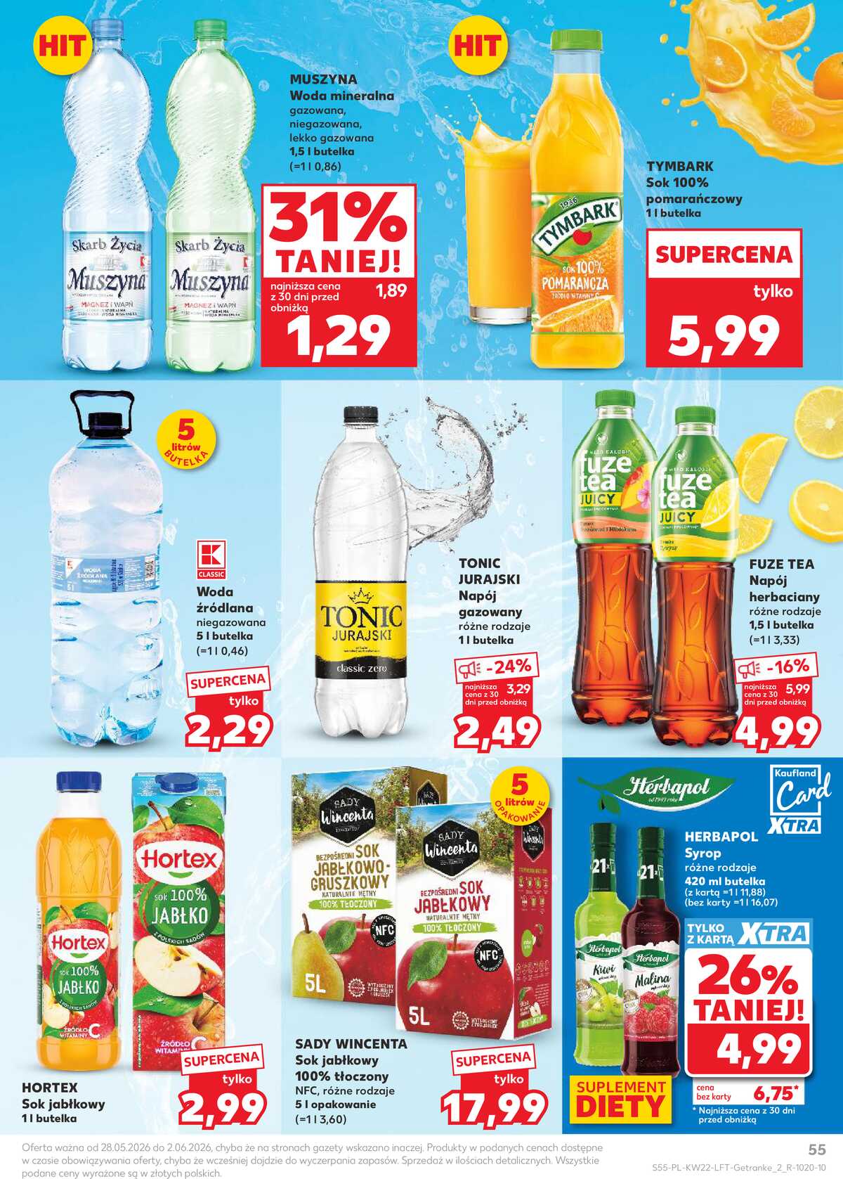Leták Kaufland Polsko 28.5.-2.6.2026 - Noviny týdne strana 55