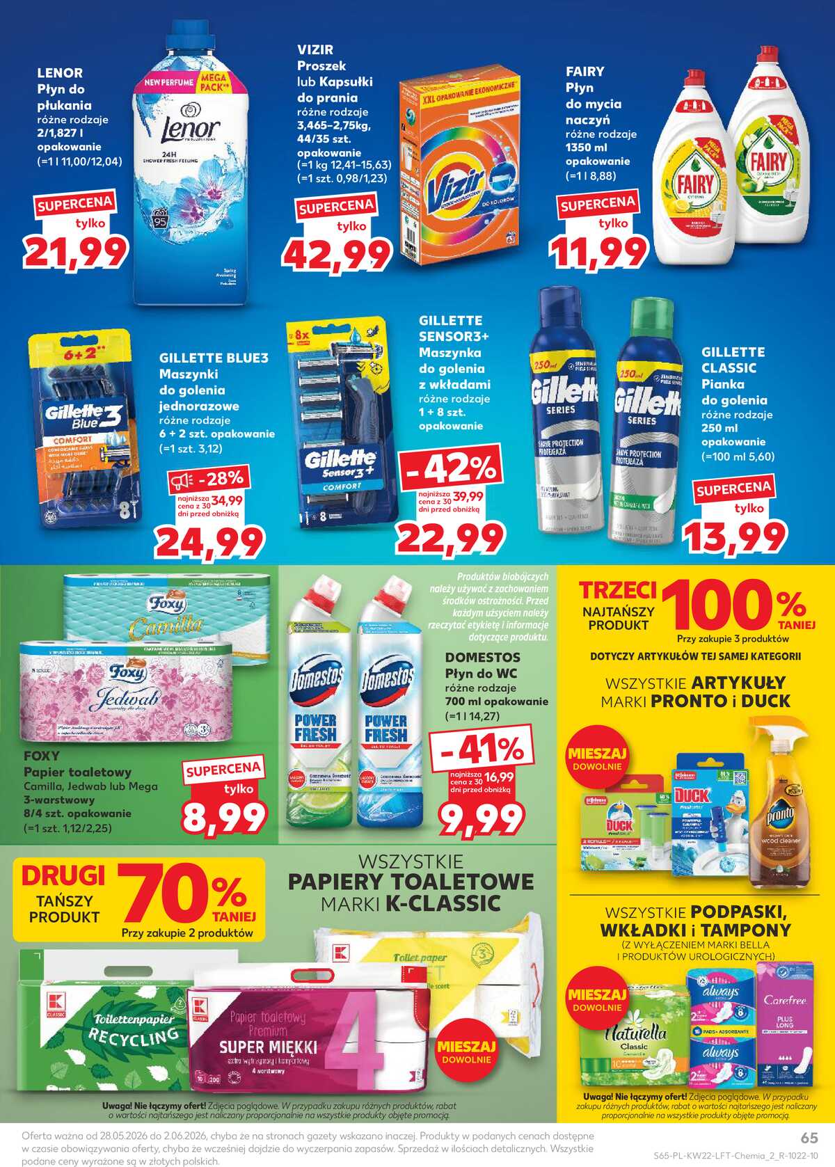 Leták Kaufland Polsko 28.5.-2.6.2026 - Noviny týdne strana 65