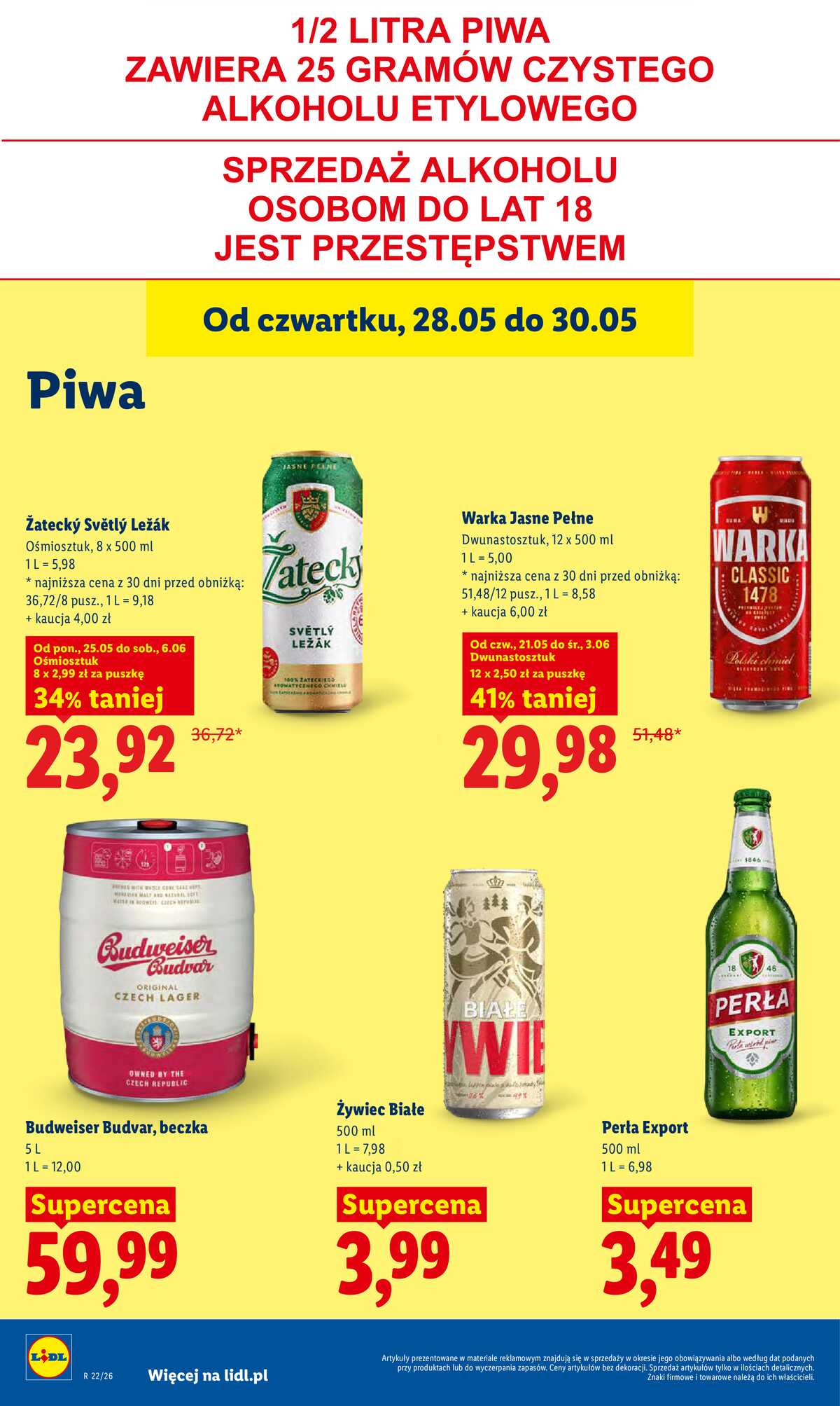 Leták Lidl Polsko 28.5.-30.5.2026 - Zpravodaj platný od 28.05 do 30.05 strana 68