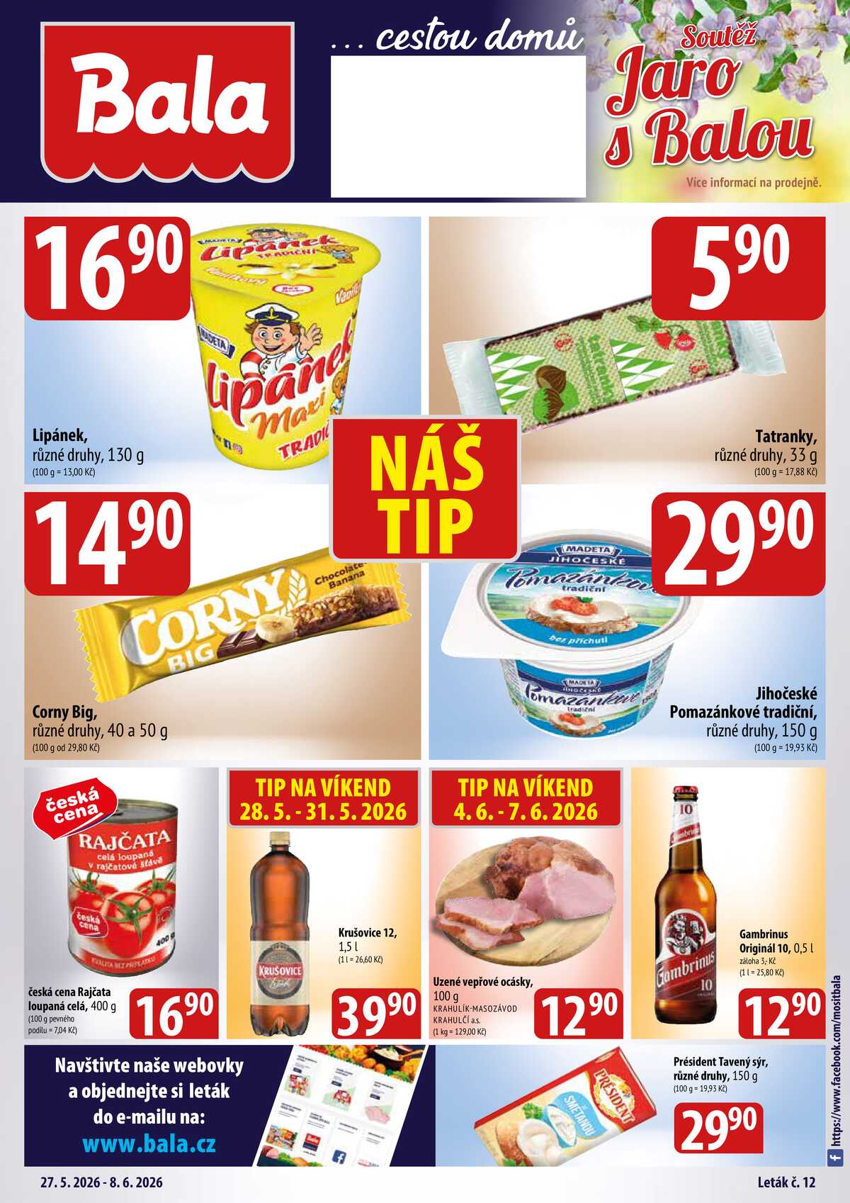 BALA Velký leták + do 8.6. strana 1