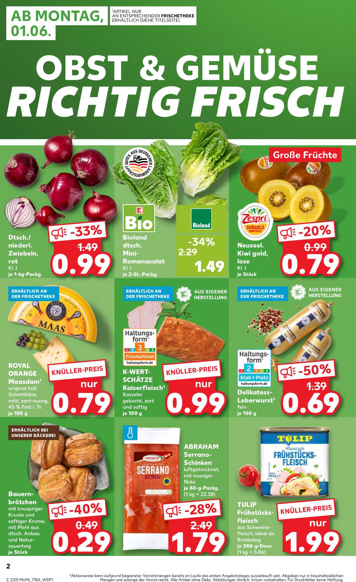 Leták Kaufland Německo 1.6.-3.6.2026 strana 2