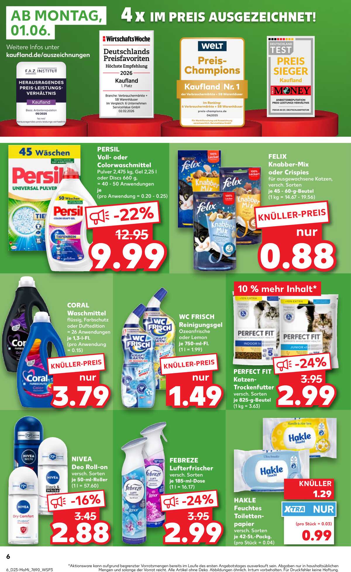 Leták Kaufland Německo 1.6.-3.6.2026 strana 6