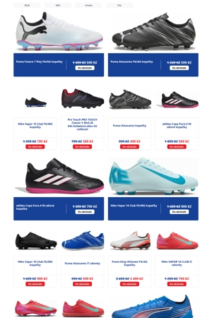 Intersport Kopačky a míče - 29. 5. 2026