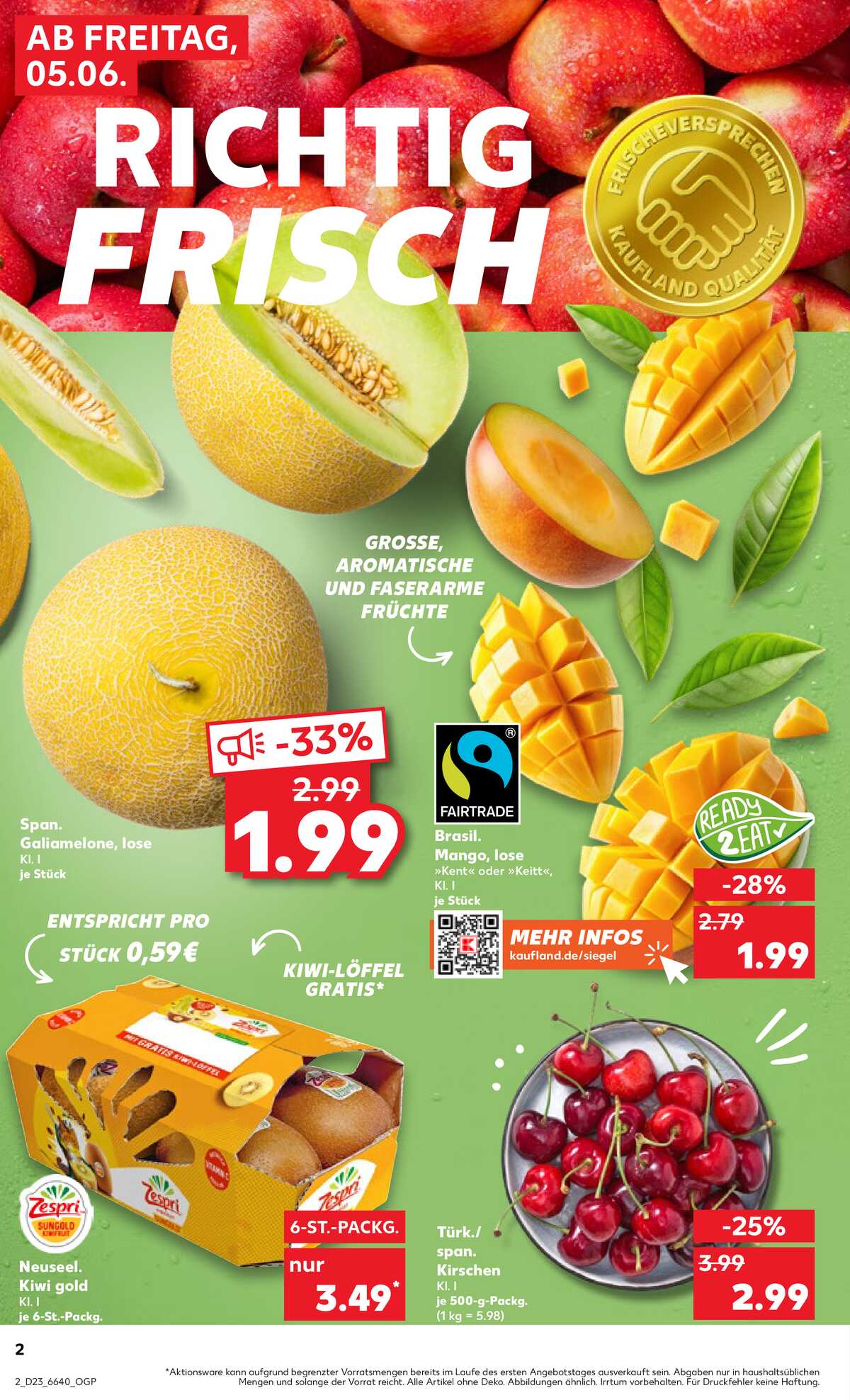 Leták Kaufland Německo 4.6.-10.6.2026 strana 2