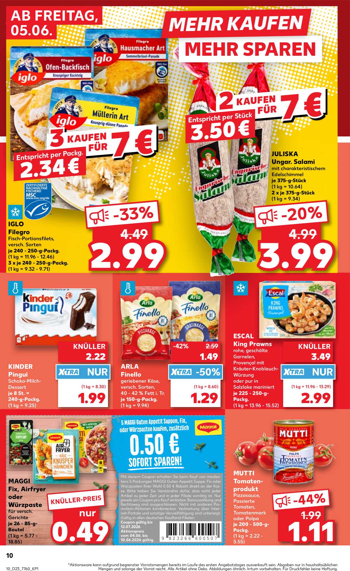 Leták Kaufland Německo 4.6.-10.6.2026 strana 10