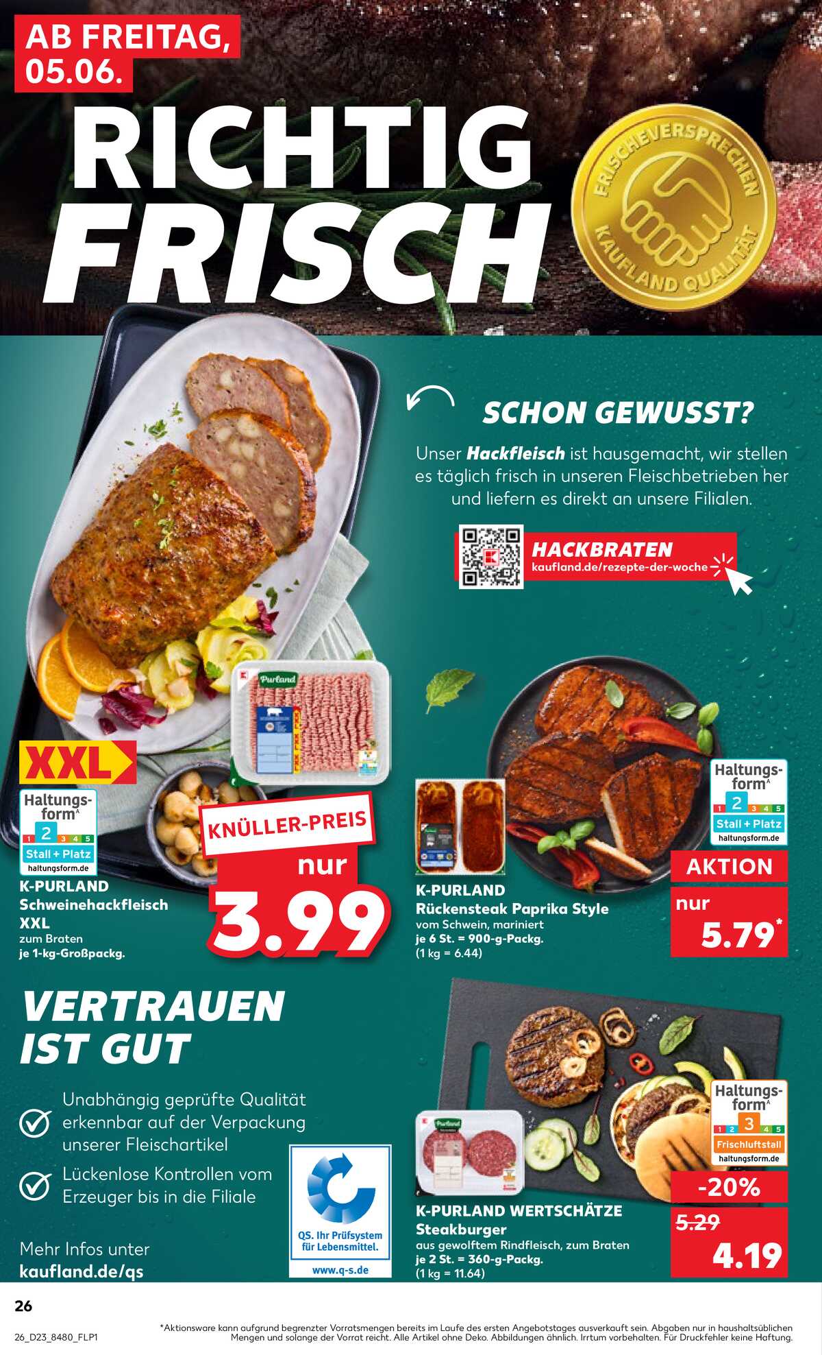Leták Kaufland Německo 4.6.-10.6.2026 strana 26