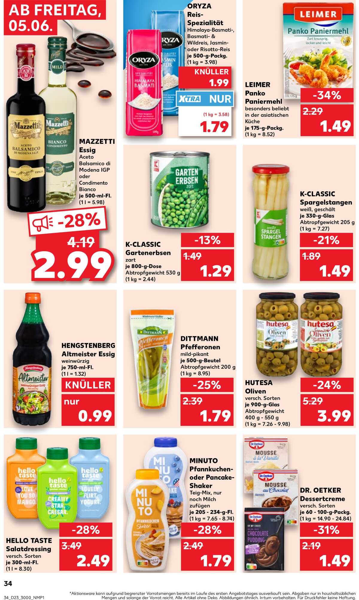 Leták Kaufland Německo 4.6.-10.6.2026 strana 34