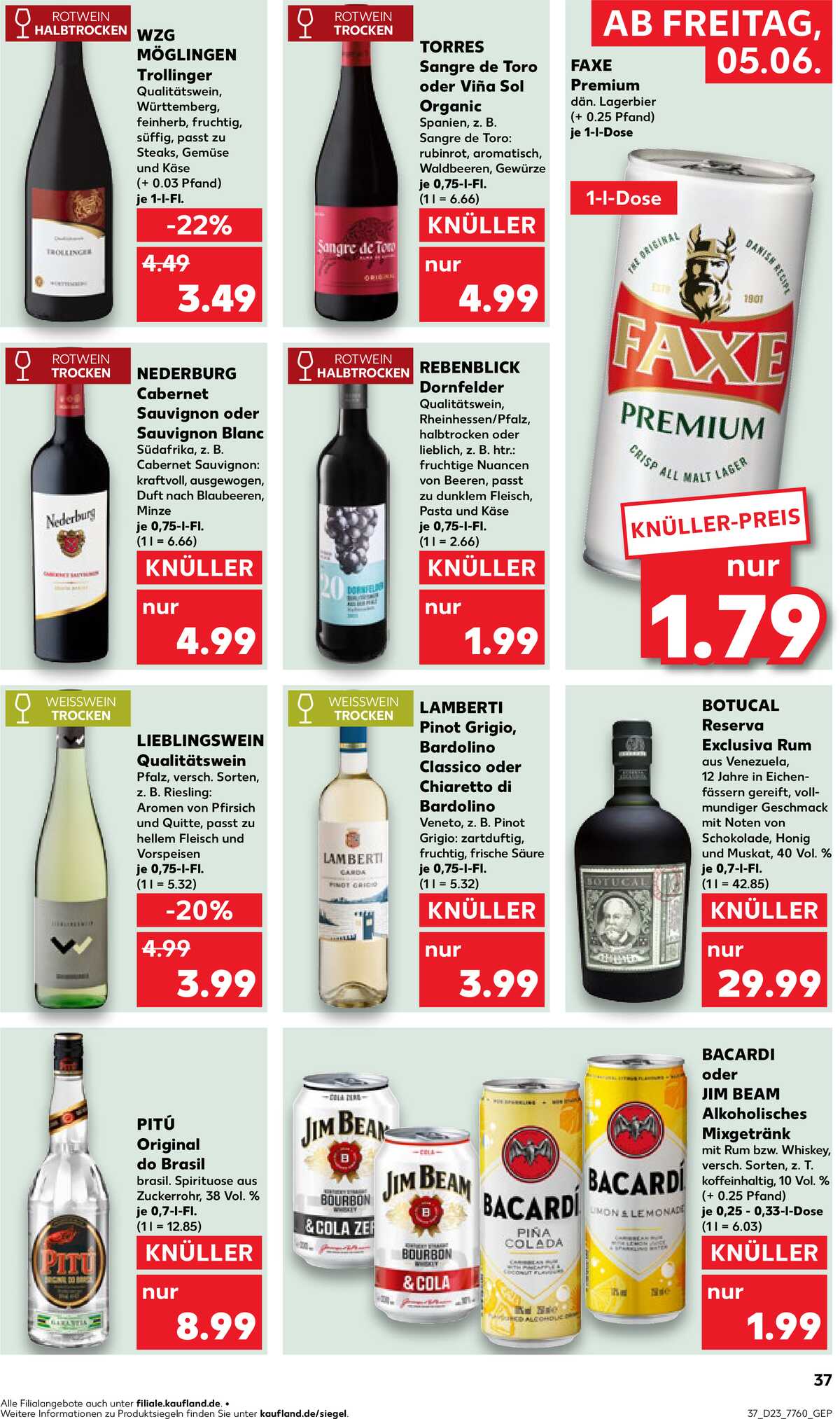 Leták Kaufland Německo 4.6.-10.6.2026 strana 37