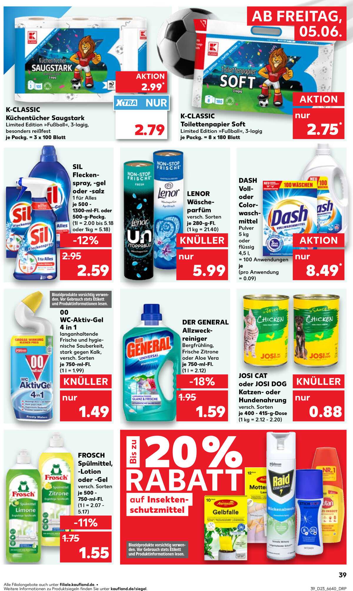 Leták Kaufland Německo 4.6.-10.6.2026 strana 39