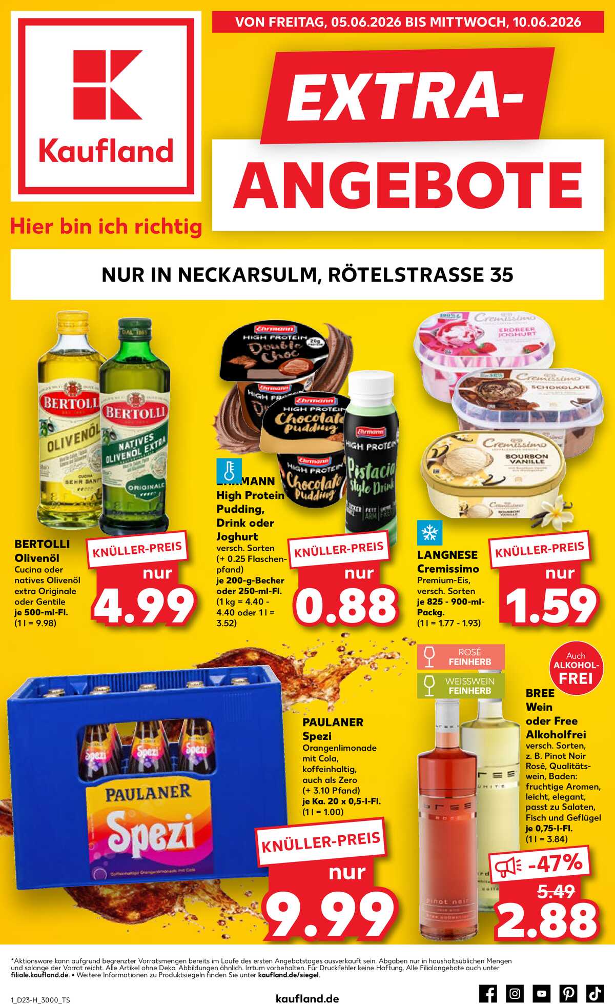 Leták Kaufland Německo 4.6.-10.6.2026 strana 1
