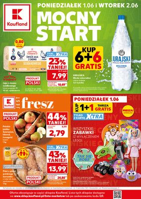 Leták Kaufland Polsko 1.6.-2.6.2026 - Silný start