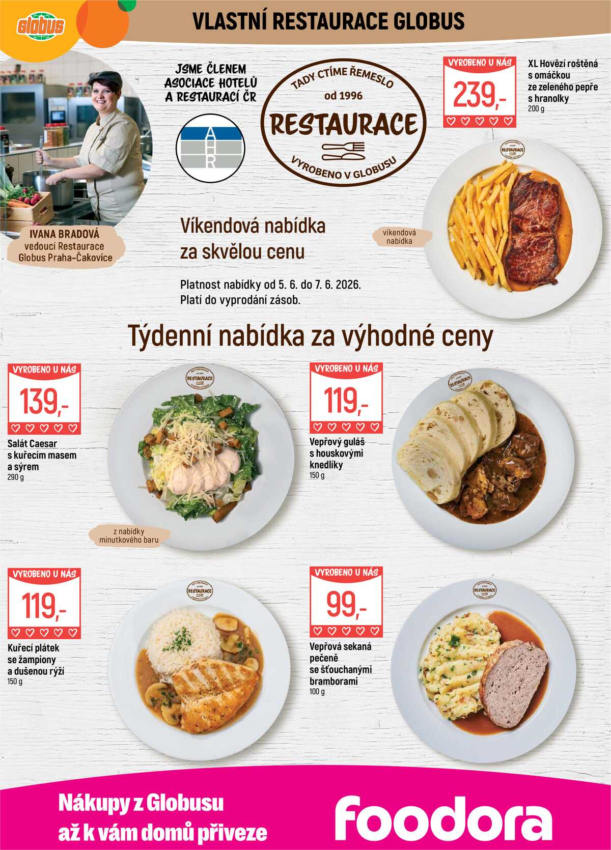 Akční leták Globus 3.6. - 9.6.2026 - Globus Praha - Čakovice strana 7