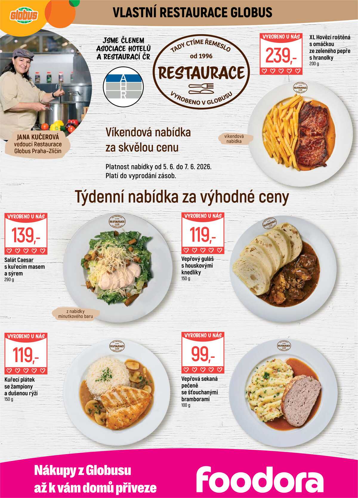 Akční leták Globus 3.6. - 9.6.2026 - Globus Praha - Zličín strana 7