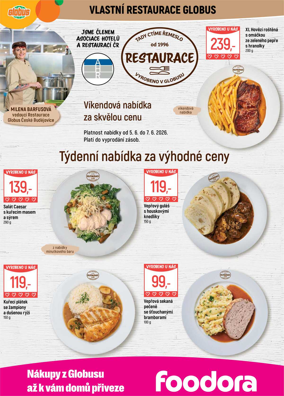 Akční leták Globus 3.6. - 9.6.2026 - Globus České Budějovice strana 7