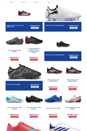 Intersport Kopačky a míče - 31. 5. 2026