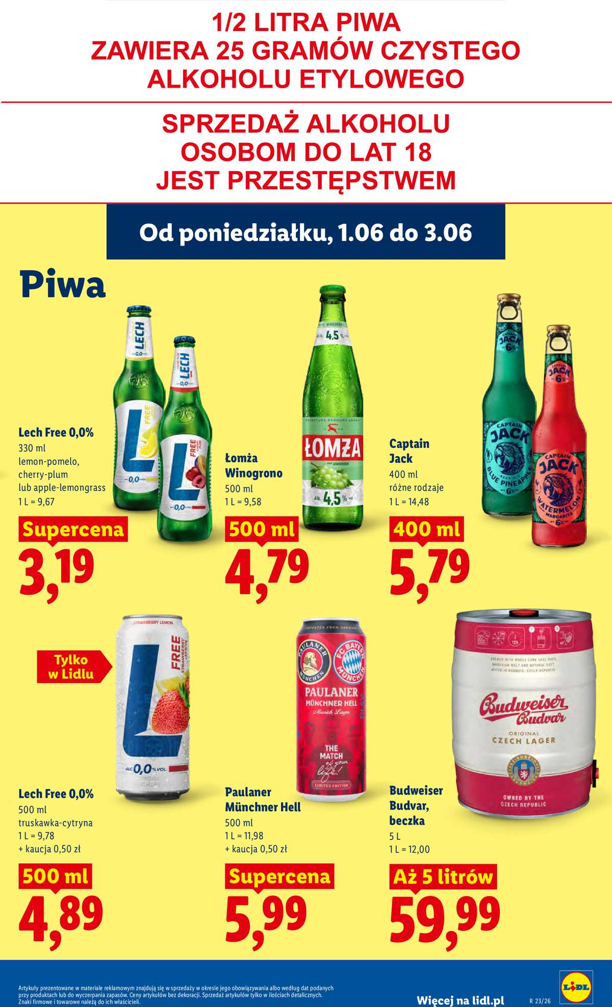 Leták Lidl Polsko 1.6.-3.6.2026 - Zpravodaj platný od 1.06 do 3.06 strana 89