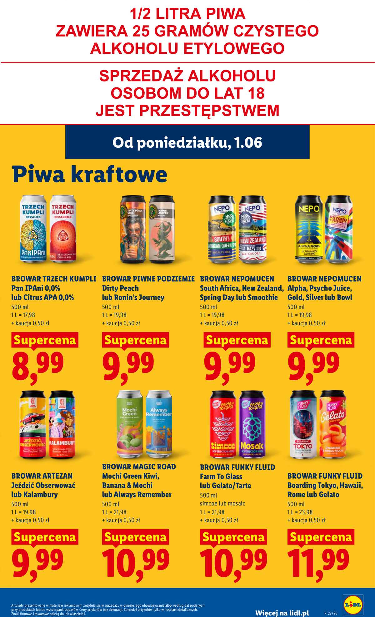 Leták Lidl Polsko 1.6.-3.6.2026 - Zpravodaj platný od 1.06 do 3.06 strana 91
