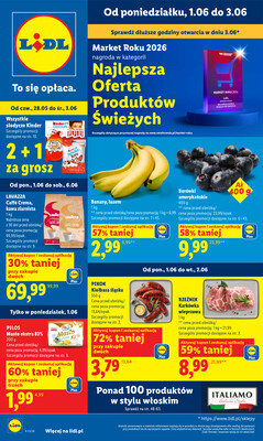 Leták Lidl Polsko 1.6.-3.6.2026 - Zpravodaj platný od 1.06 do 3.06