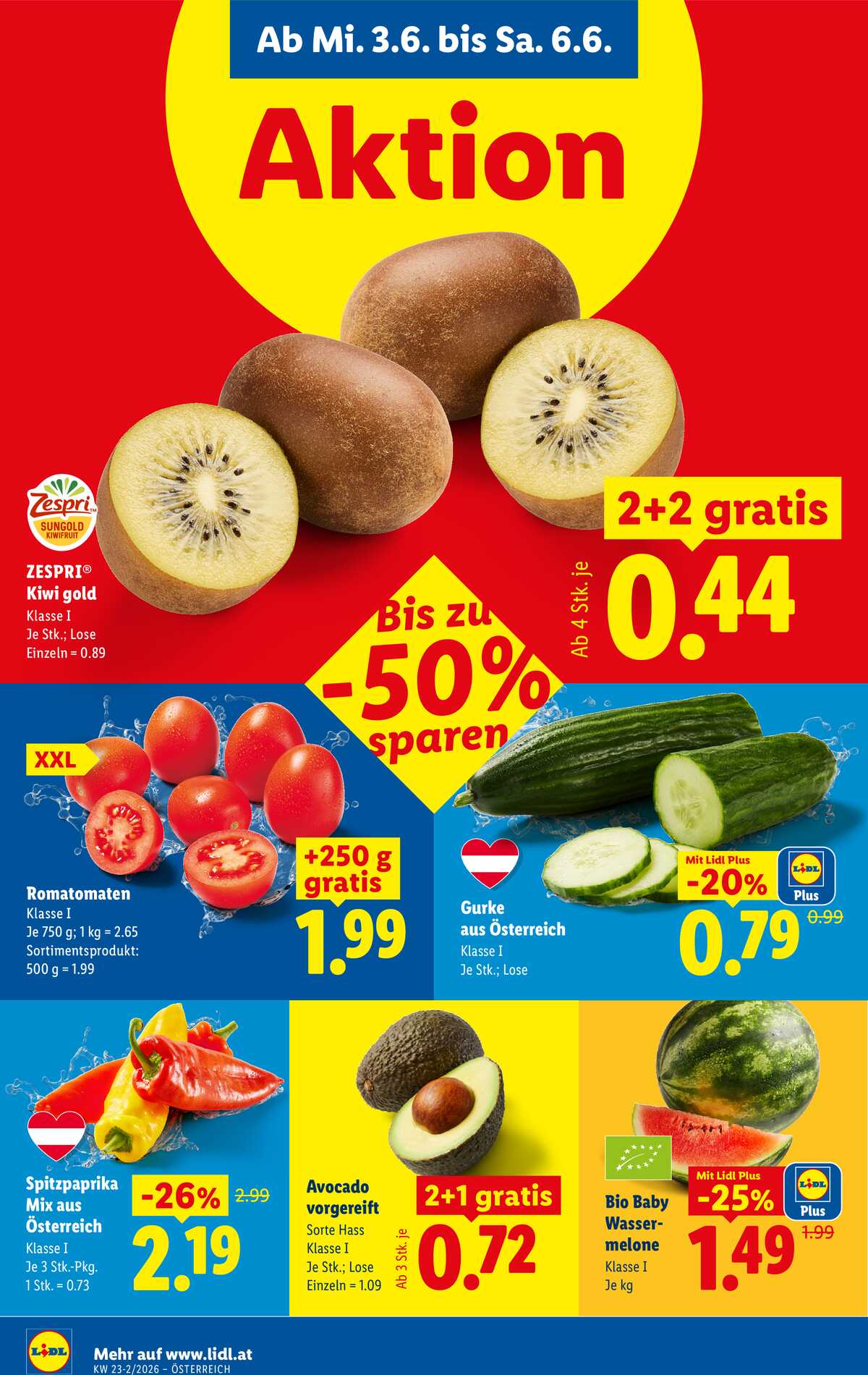 Leták Lidl Rakousko 3.6.-10.6.2026 strana 8