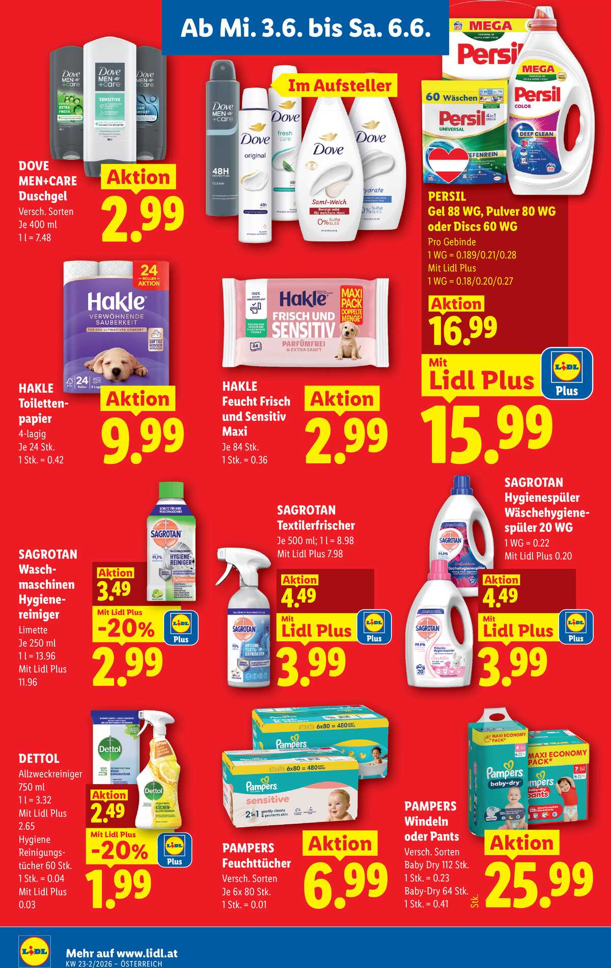 Leták Lidl Rakousko 3.6.-10.6.2026 strana 14