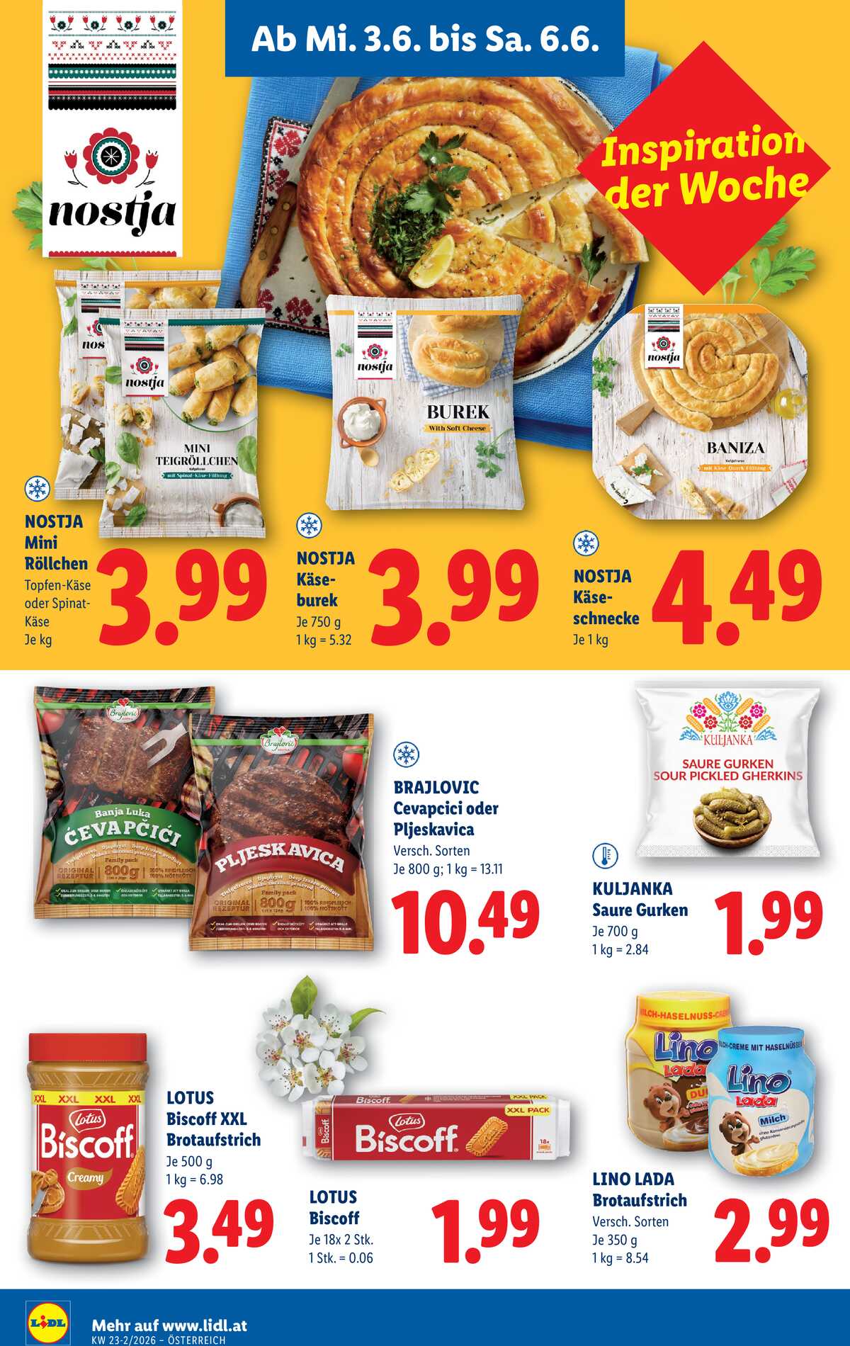 Leták Lidl Rakousko 3.6.-10.6.2026 strana 20
