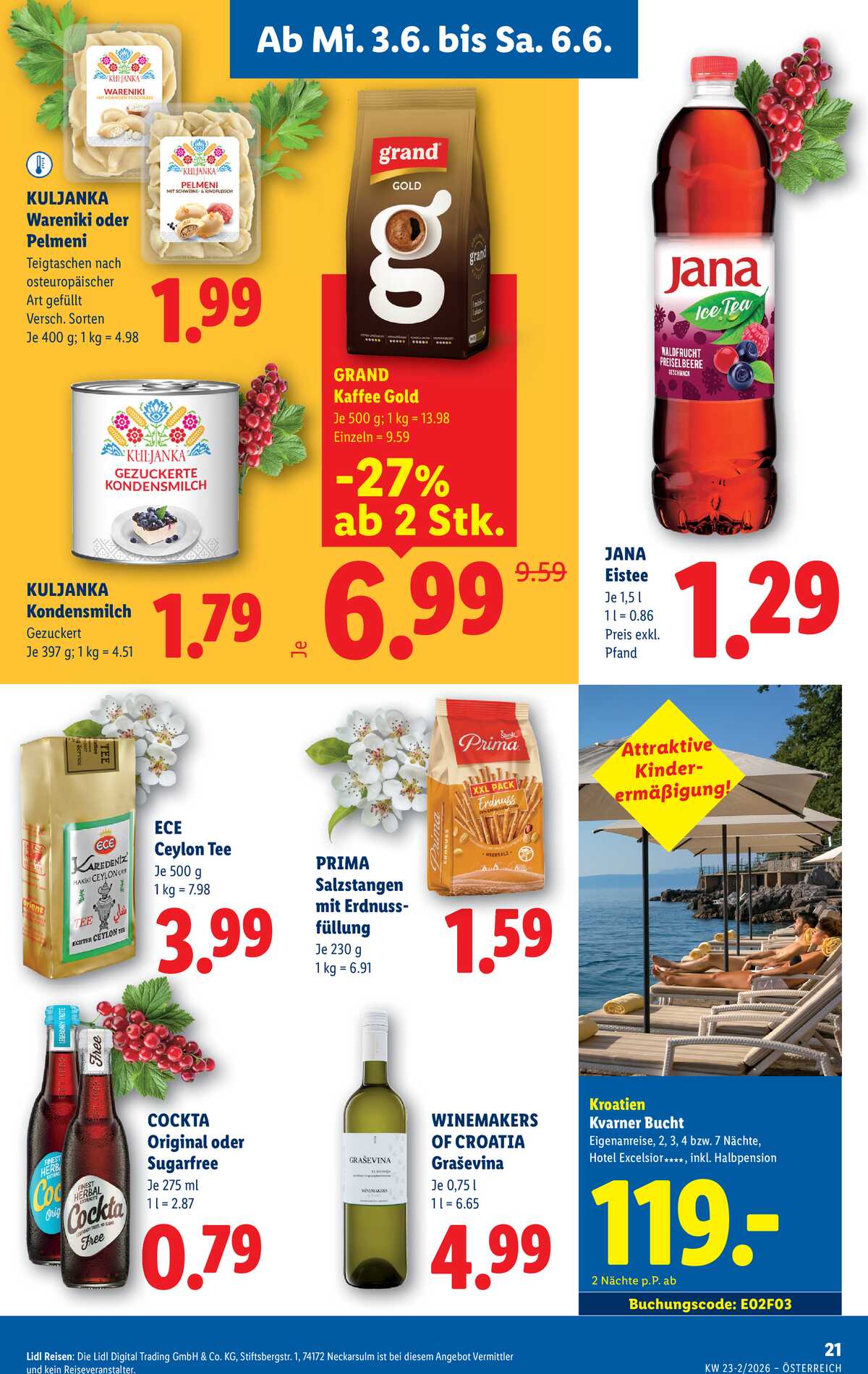 Leták Lidl Rakousko 3.6.-10.6.2026 strana 23