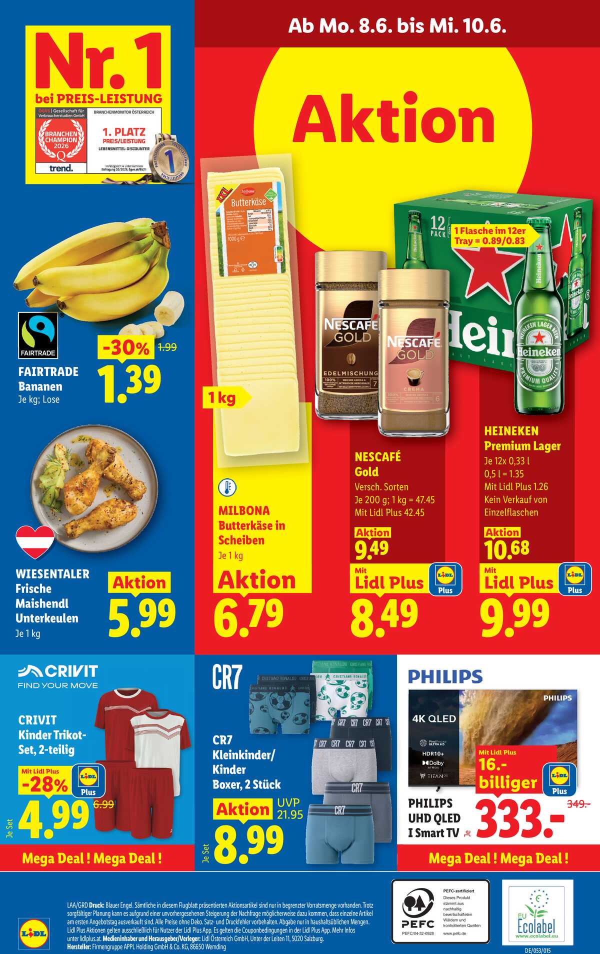 Leták Lidl Rakousko 3.6.-10.6.2026 strana 34