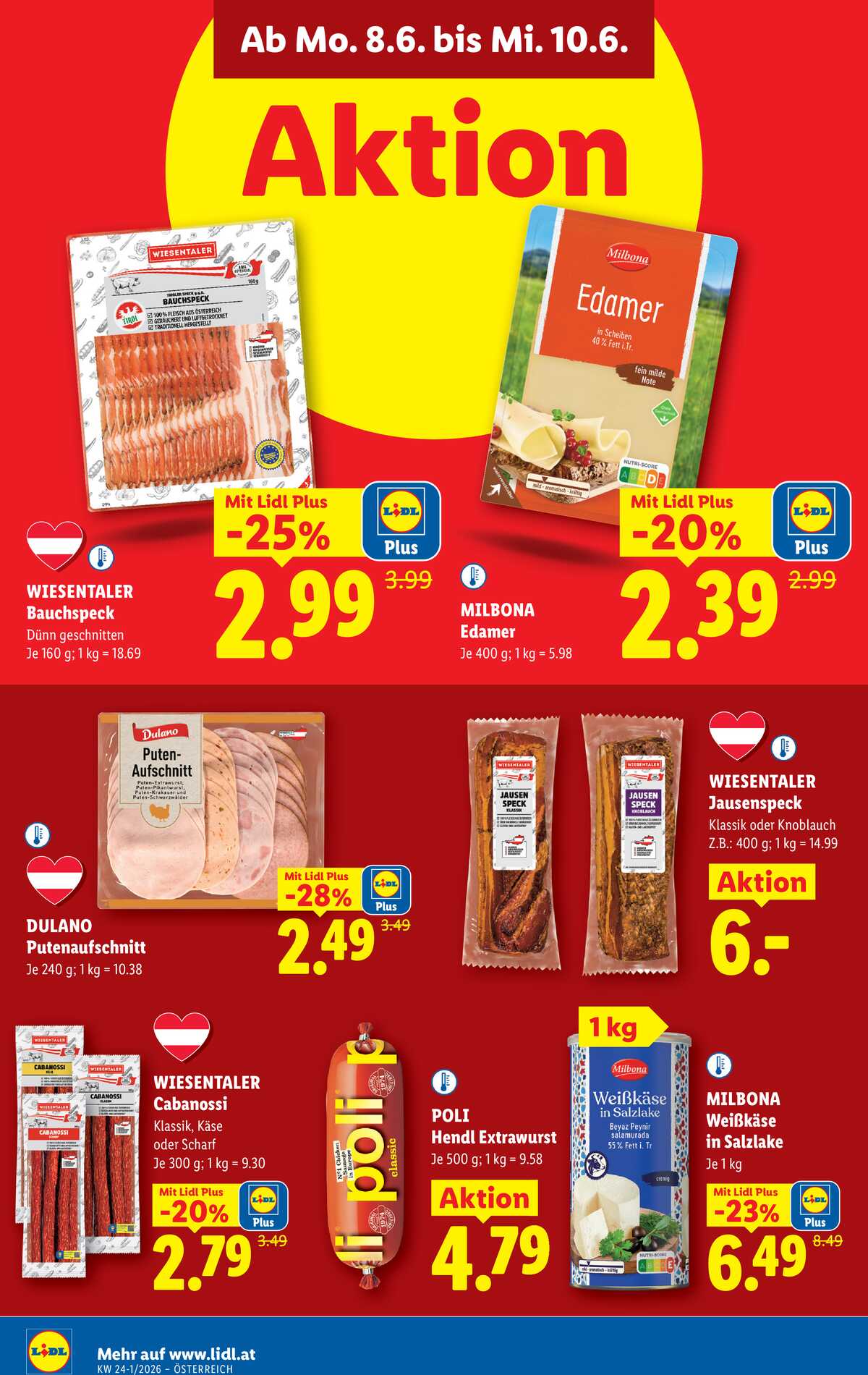 Leták Lidl Rakousko 3.6.-10.6.2026 strana 45