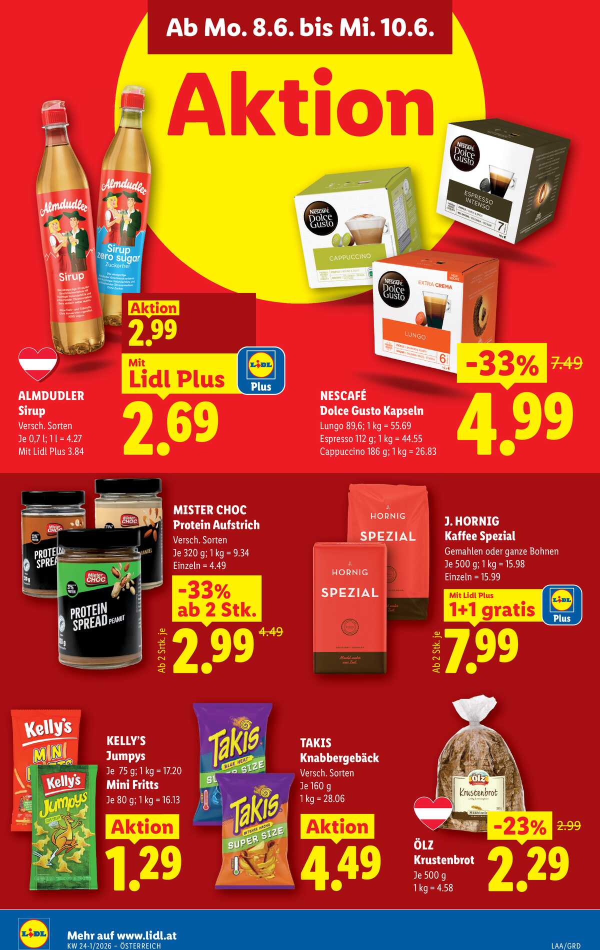 Leták Lidl Rakousko 3.6.-10.6.2026 strana 47