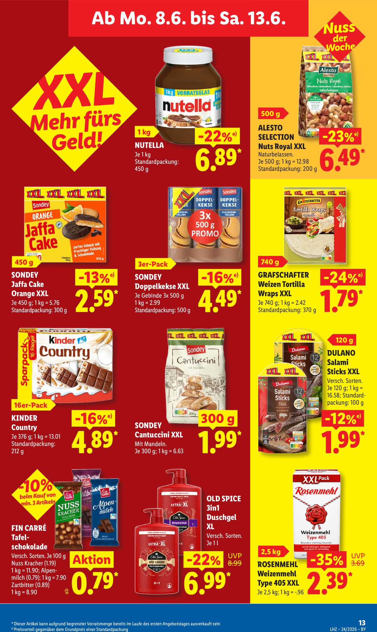 Leták Lidl Německo 8.6.-13.6.2026 strana 17