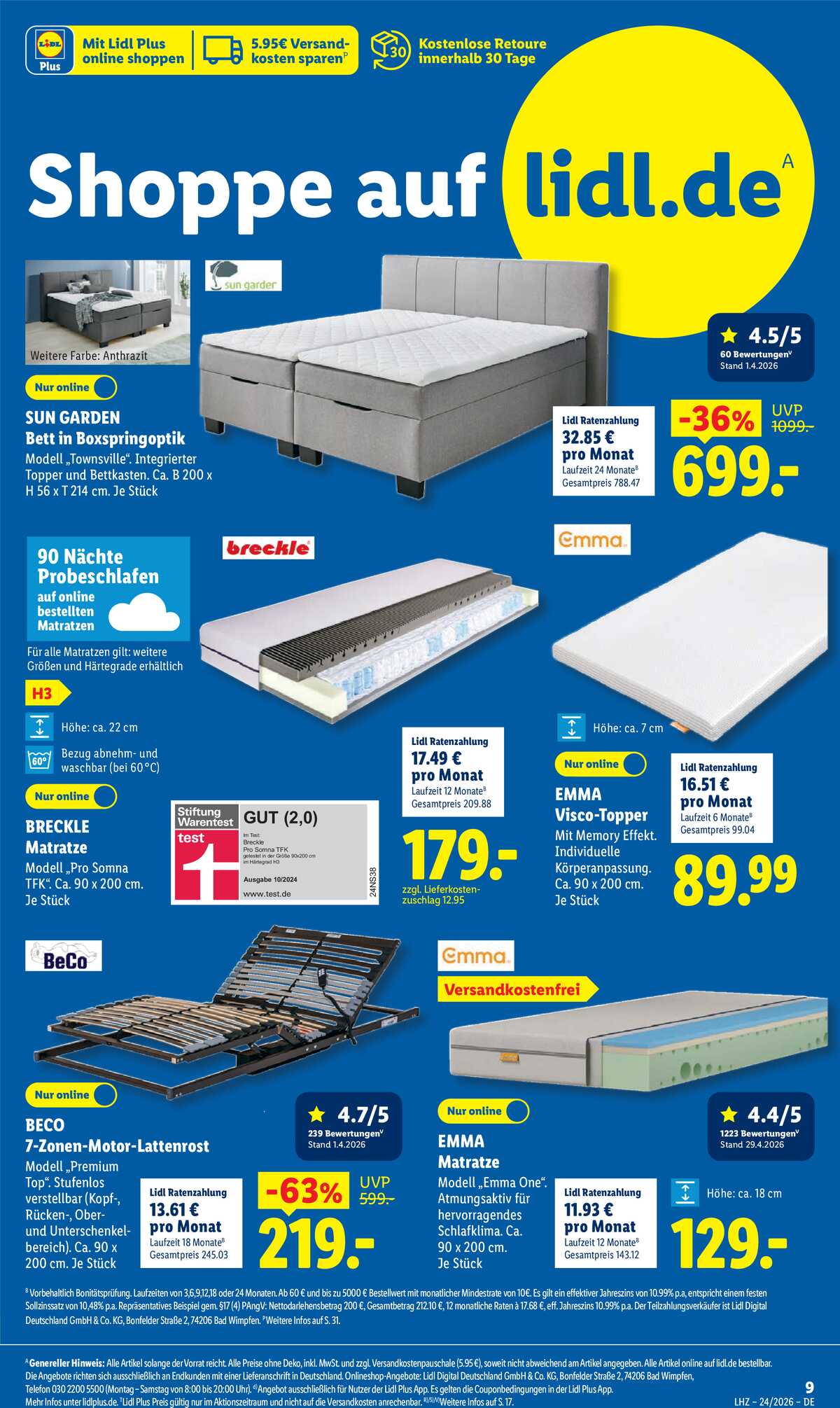 Leták Lidl Německo 8.6.-13.6.2026 strana 41