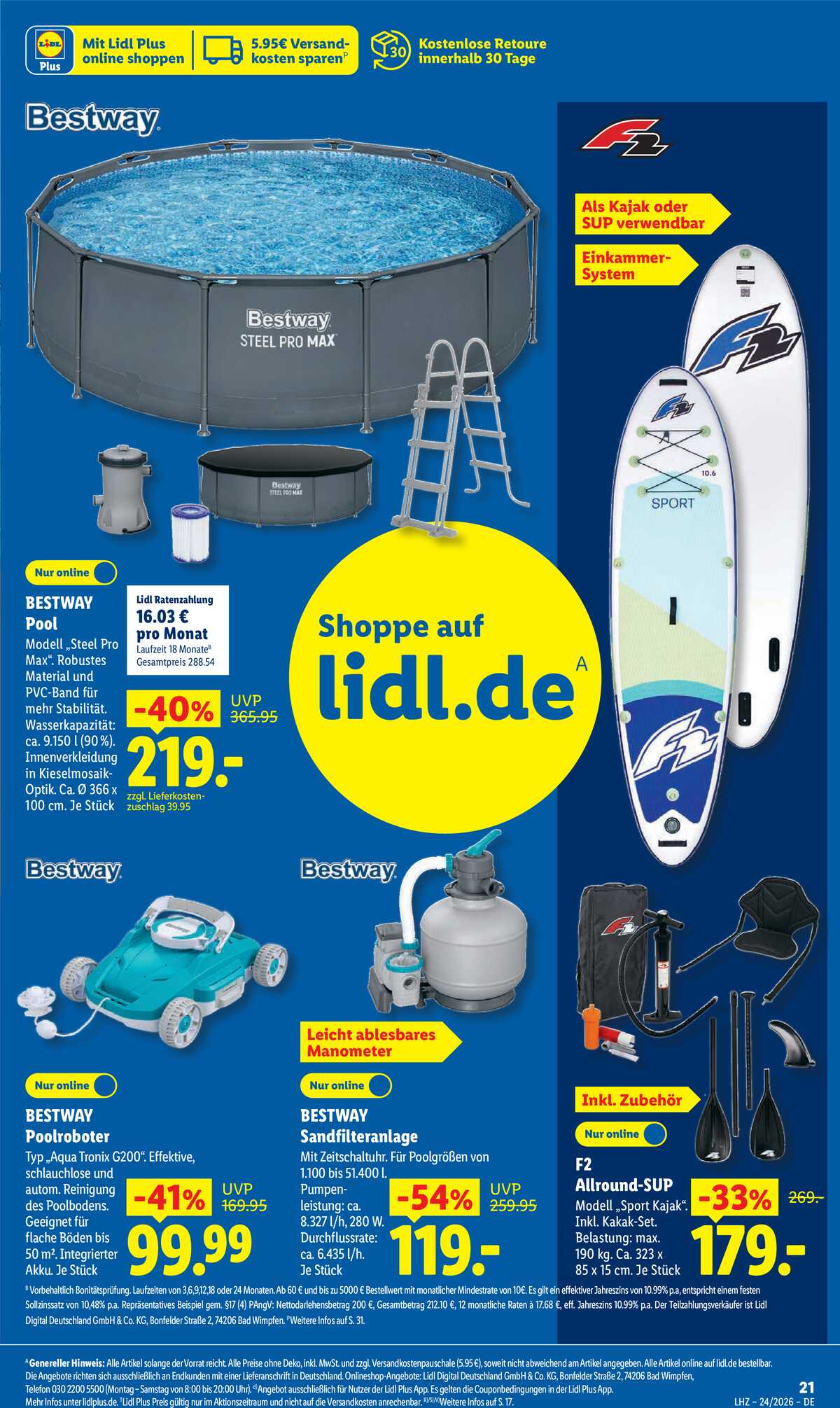 Leták Lidl Německo 8.6.-13.6.2026 strana 45