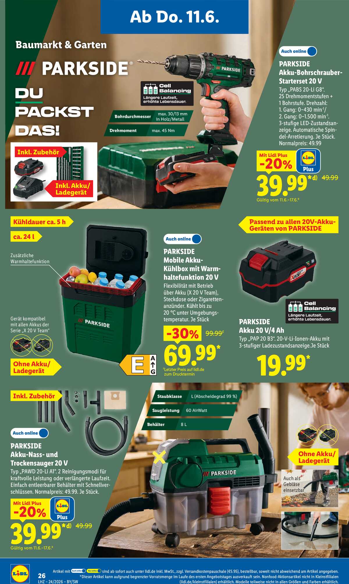 Leták Lidl Německo 8.6.-13.6.2026 strana 46