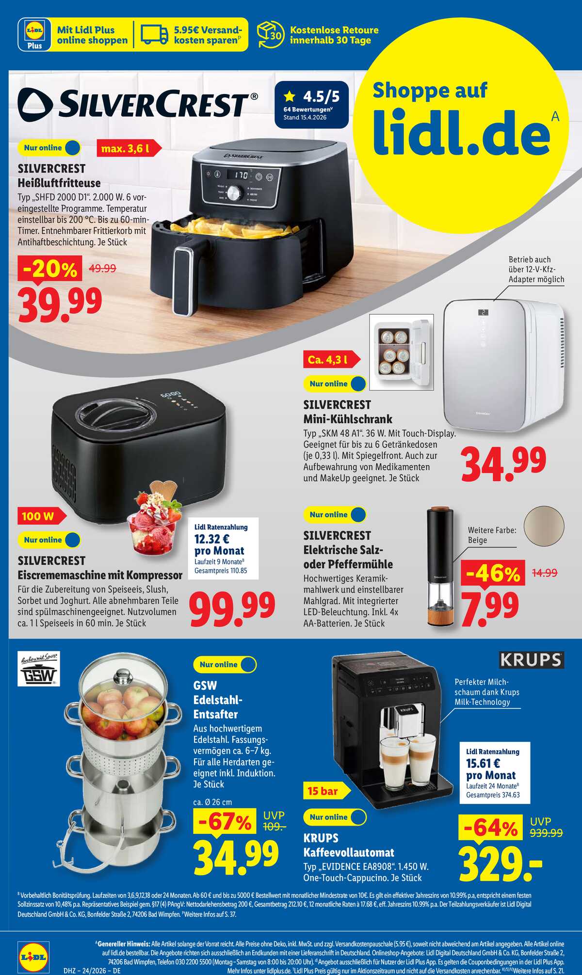 Leták Lidl Německo 8.6.-13.6.2026 strana 56