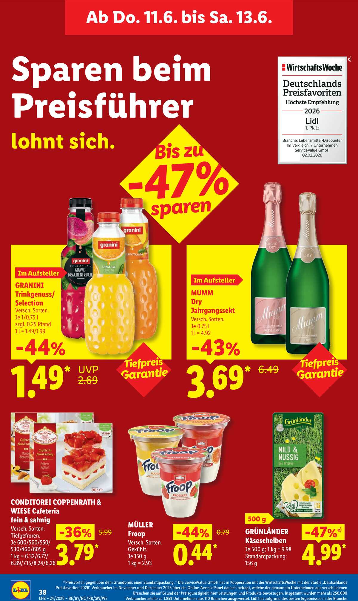 Leták Lidl Německo 8.6.-13.6.2026 strana 70