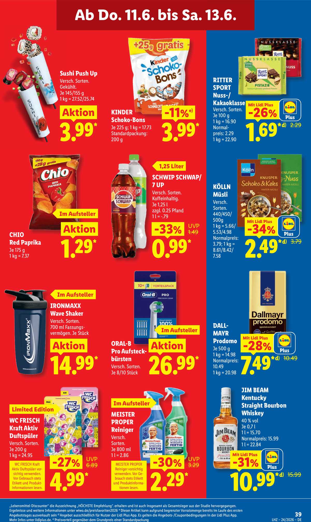 Leták Lidl Německo 8.6.-13.6.2026 strana 71