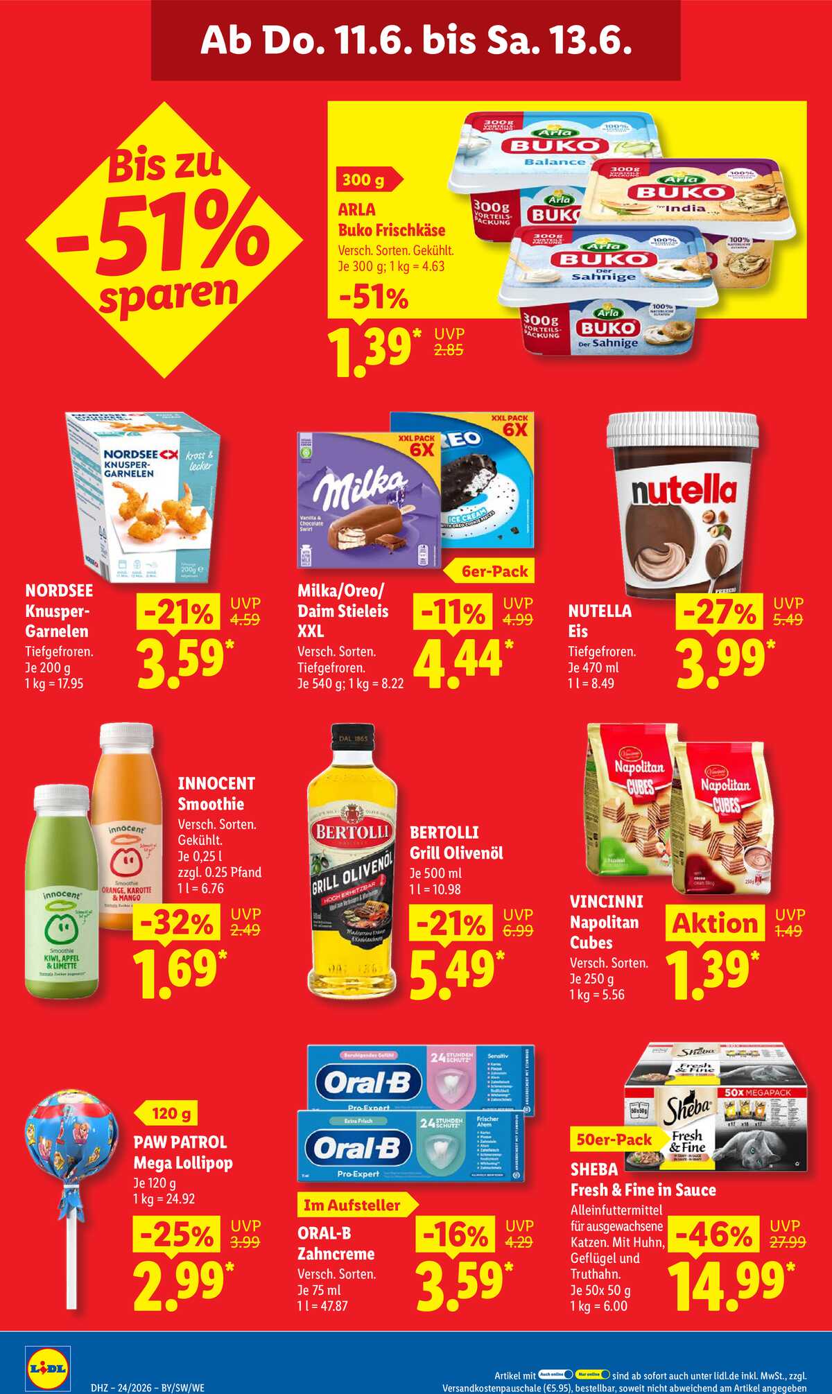 Leták Lidl Německo 8.6.-13.6.2026 strana 72