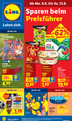 Leták Lidl Německo 8.6.-13.6.2026