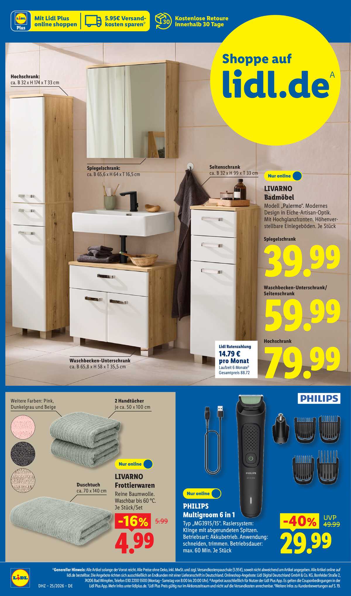 Leták Lidl Německo 15.6.-20.6.2026 strana 22