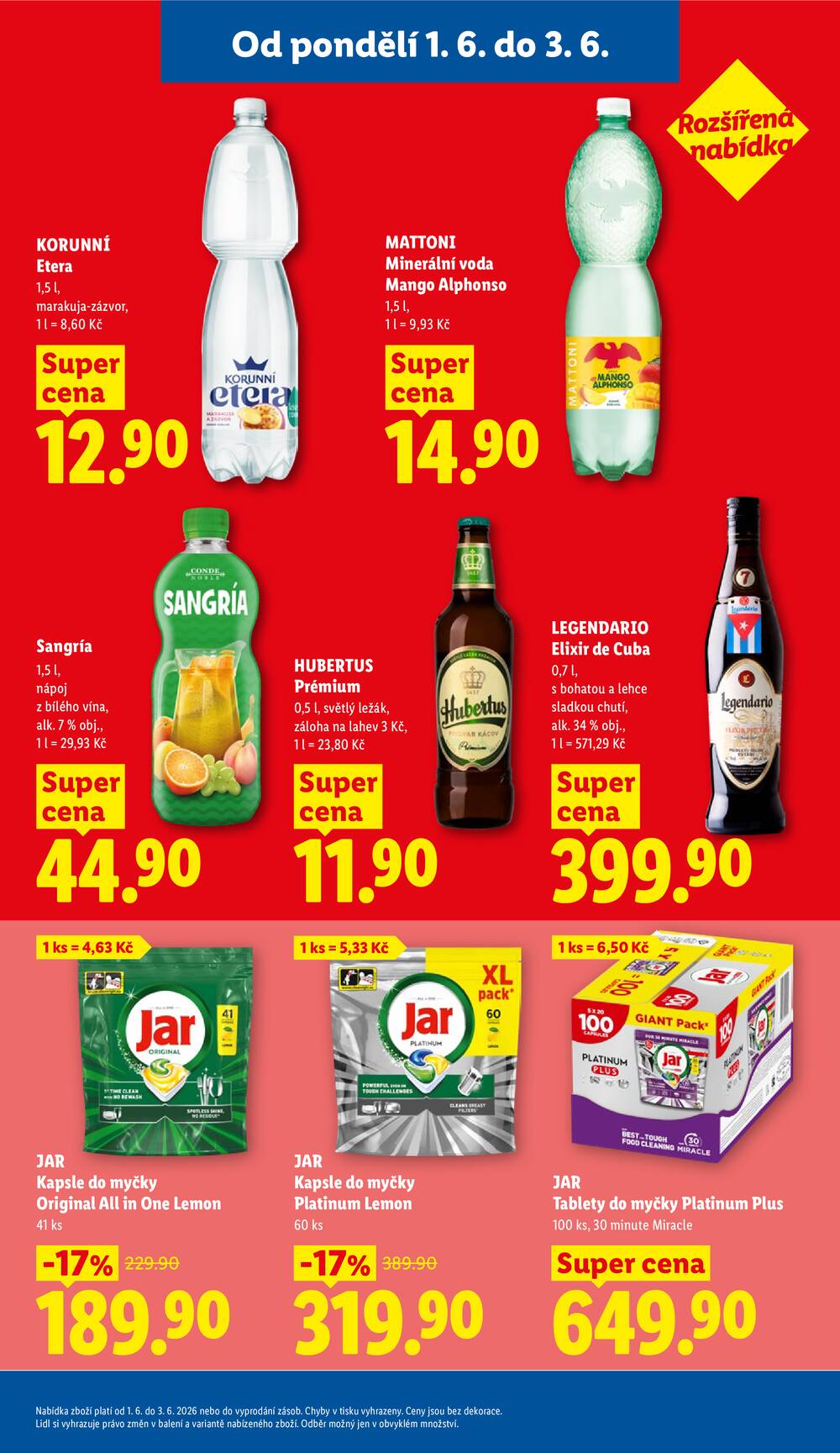Lidl od 1.6. do 3.6.2026