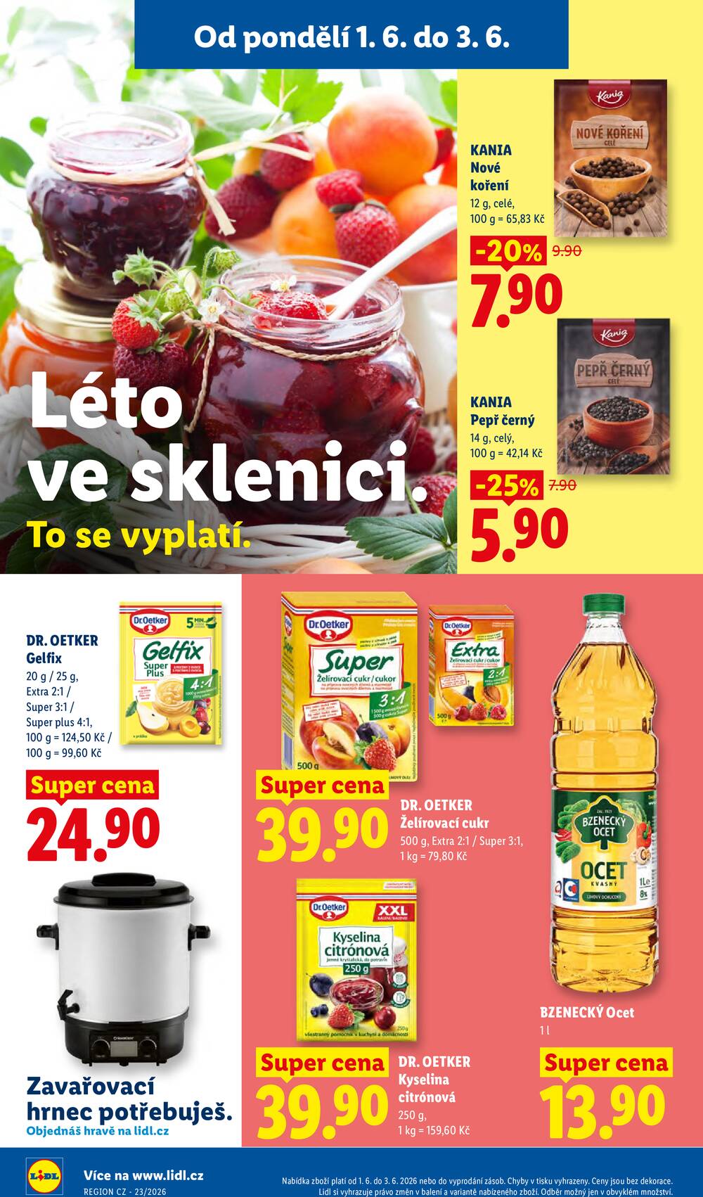 Lidl od 1.6. do 3.6.2026